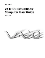 Предварительный просмотр 1 страницы Sony XAV-C1 User Manual