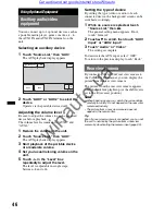 Предварительный просмотр 47 страницы Sony XAV-E722 User Manual