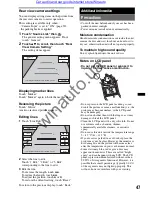 Предварительный просмотр 48 страницы Sony XAV-E722 User Manual