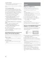 Preview for 12 page of Sony XAV-V10BT Operating Instructions Manual