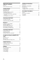 Preview for 4 page of Sony XAV-V631BT Operating Instructions Manual