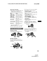 Preview for 53 page of Sony XAV-W1 Operation Manual