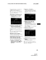 Preview for 159 page of Sony XAV-W1 Operation Manual