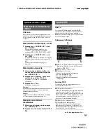 Preview for 165 page of Sony XAV-W1 Operation Manual