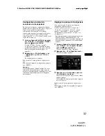 Preview for 171 page of Sony XAV-W1 Operation Manual