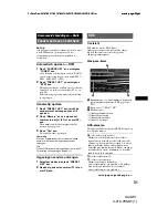 Preview for 305 page of Sony XAV-W1 Operation Manual