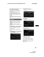 Preview for 319 page of Sony XAV-W1 Operation Manual