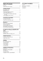 Preview for 4 page of Sony XAV-W650BT Operating Instructions Manual