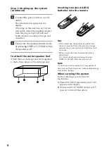 Preview for 6 page of Sony XB80AV Operating Instructions Manual