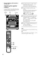 Preview for 8 page of Sony XB80AV Operating Instructions Manual