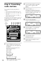 Preview for 10 page of Sony XB80AV Operating Instructions Manual