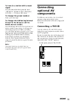 Preview for 11 page of Sony XB80AV Operating Instructions Manual