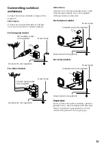 Preview for 13 page of Sony XB80AV Operating Instructions Manual