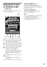 Preview for 23 page of Sony XB80AV Operating Instructions Manual