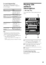 Предварительный просмотр 25 страницы Sony XB80AV Operating Instructions Manual