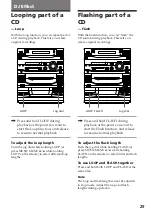 Предварительный просмотр 29 страницы Sony XB80AV Operating Instructions Manual