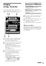 Preview for 39 page of Sony XB80AV Operating Instructions Manual