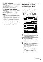 Preview for 43 page of Sony XB80AV Operating Instructions Manual