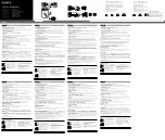 Предварительный просмотр 2 страницы Sony XBA-1 Operating Instructions