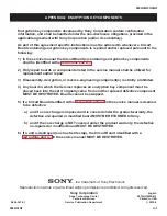 Предварительный просмотр 51 страницы Sony XBR-52HX905 Service Manual