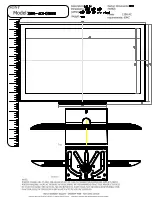 Preview for 1 page of Sony XBR-52HX909 Dimensions