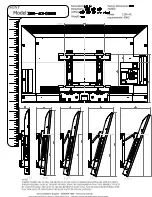 Preview for 3 page of Sony XBR-52HX909 Dimensions