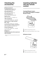 Предварительный просмотр 8 страницы Sony XBR-65X850B Operating Instructions Manual