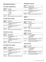 Предварительный просмотр 23 страницы Sony XC-505P Technical Manual