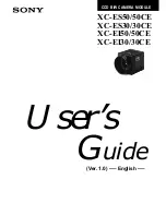 Sony XC-EI30 User Manual предпросмотр