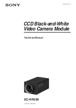 Sony XC-HR300 Technical Manual preview