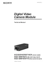 Preview for 1 page of Sony XCD-SX710 Technical Manual