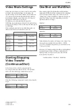 Preview for 20 page of Sony XCD-SX710 Technical Manual