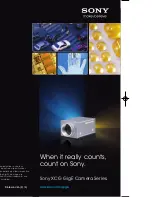 Sony XCG-5005E Brochure preview