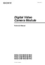 Preview for 1 page of Sony XCG-CG160 Technical Manual