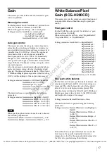 Предварительный просмотр 17 страницы Sony XCGH280CR Technical Manual