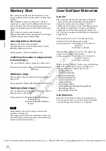 Предварительный просмотр 22 страницы Sony XCGH280CR Technical Manual