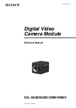 Sony XCL-S600 Technical Manual preview