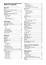 Preview for 2 page of Sony XCL-SG510 Technical Manual