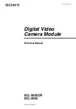 Preview for 1 page of Sony XCL5005 Technical Manual