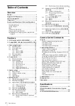 Preview for 2 page of Sony XCL5005 Technical Manual