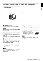 Preview for 7 page of Sony XCL5005 Technical Manual