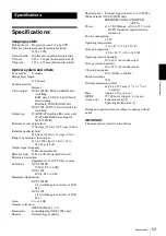 Preview for 53 page of Sony XCL5005 Technical Manual