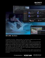 Sony XDAAI1PK Brochure preview