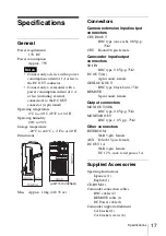 Предварительный просмотр 17 страницы Sony XDCA-53 Operating Instructions Manual