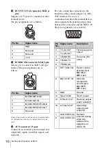 Предварительный просмотр 10 страницы Sony XDCA-55 Operating Instructions Manual
