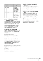 Предварительный просмотр 11 страницы Sony XDCA-55 Operating Instructions Manual