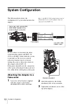 Предварительный просмотр 12 страницы Sony XDCA-55 Operating Instructions Manual