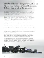 Предварительный просмотр 2 страницы Sony XDCAM EX PMW-EX3 Brochure & Specs