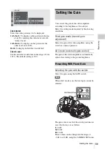 Предварительный просмотр 59 страницы Sony XDCAM EX PMW-EX3 Operating Instructions Manual