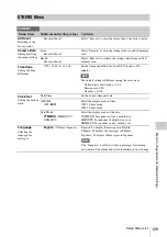 Предварительный просмотр 129 страницы Sony XDCAM EX PMW-EX3 Operating Instructions Manual